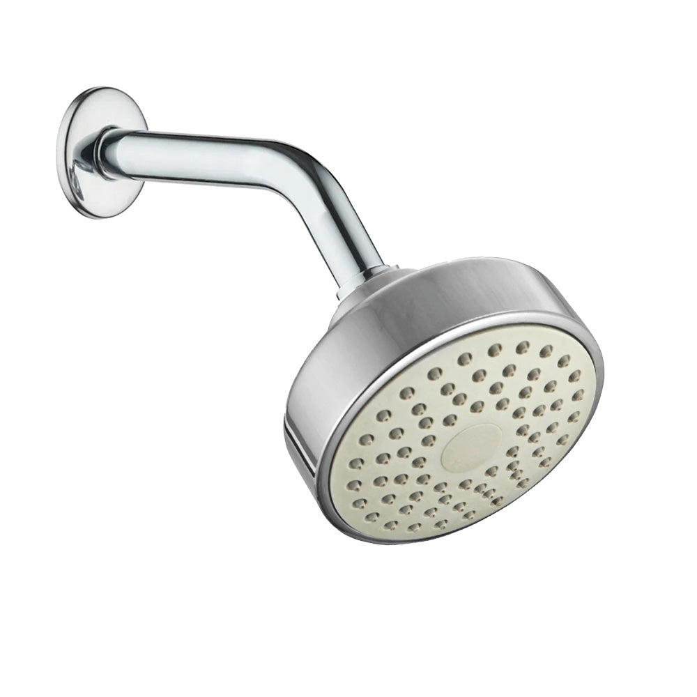 ProHome Rain Flow Overhead Shower | 7-Inch Arm, Chrome Finish | Rain Shower for Modern Bathrooms