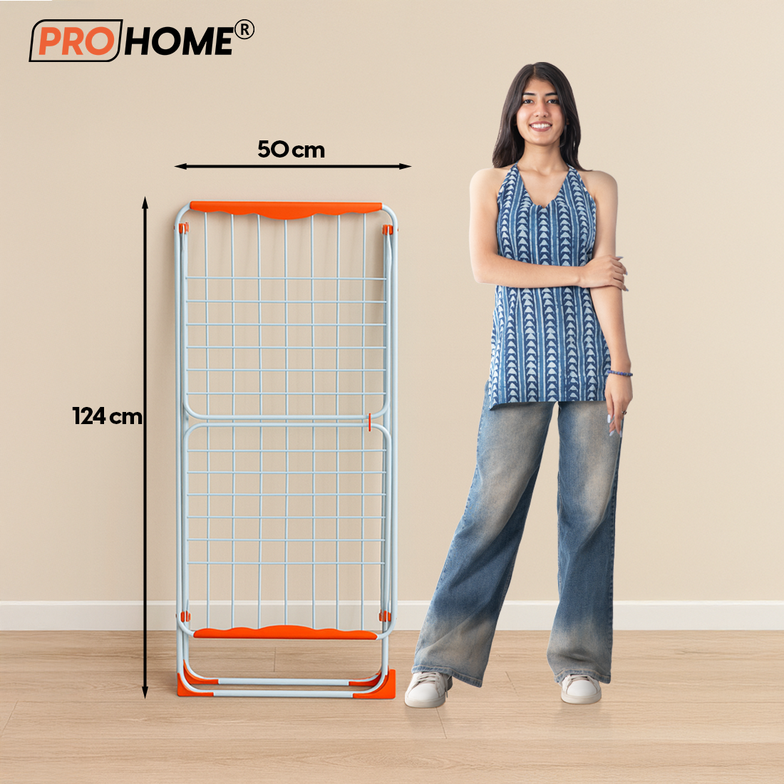ProHome AirWing Cloth Dryer – Spacious & Rust-Resistant