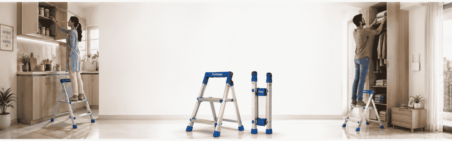 2 Step Aluminium Ladder