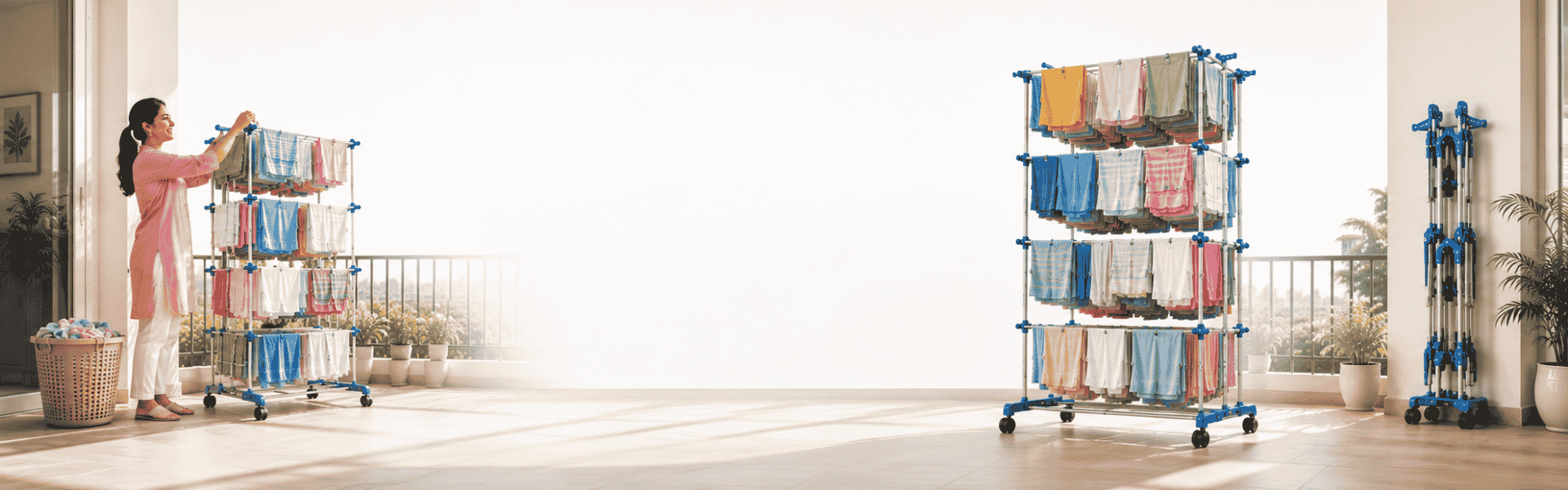 4 Tier Cloth Drying Stand In India