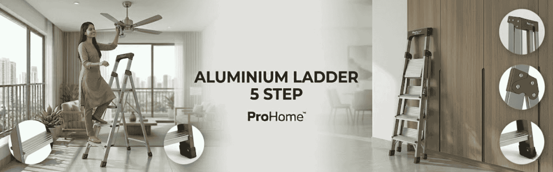 Aluminium Ladder 5 Step