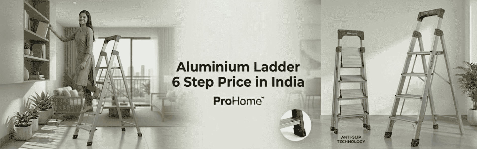 Aluminium Ladder 6 Step Price in India 