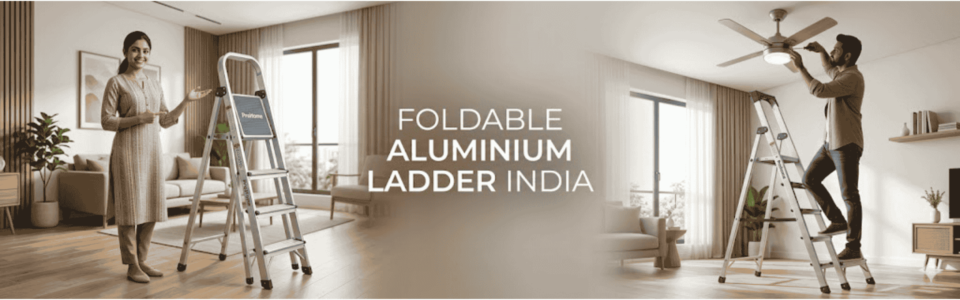 Foldable Aluminium Ladder India | Buy Ladders Online at Best Price