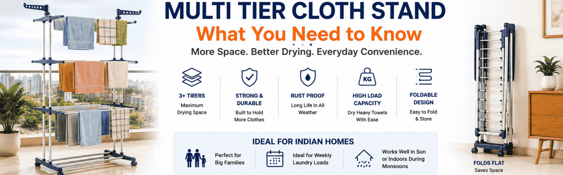 Multi Tier Cloth Stand
