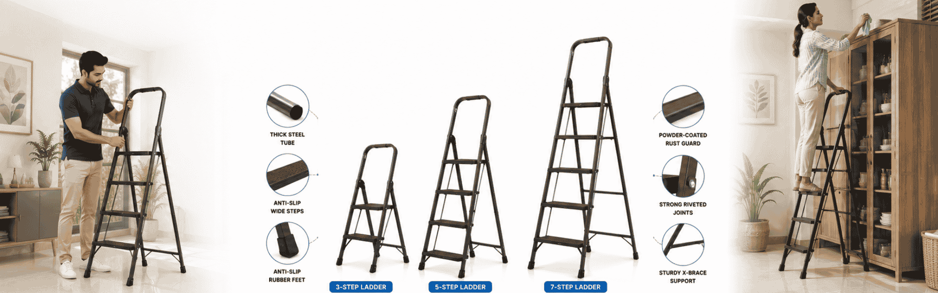 Steel Step Ladder Price
