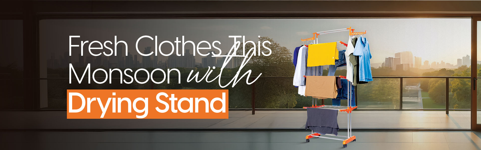 Keep Clothes Fresh in Monsoon with a Cloth Drying Stand