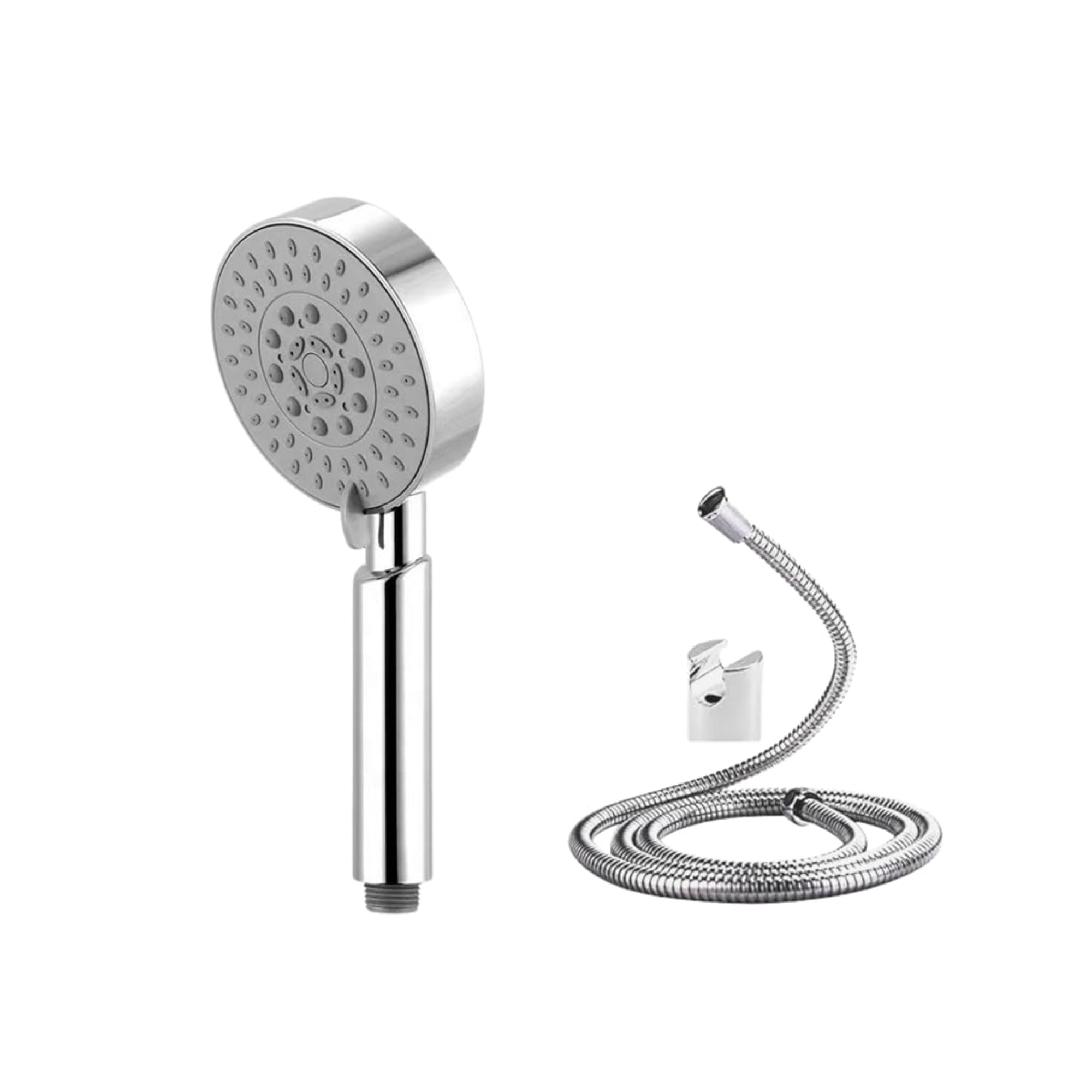 ProHome High Pressure HW001 Stainless Steel 5-Function Hand Shower with Chrome Finish.