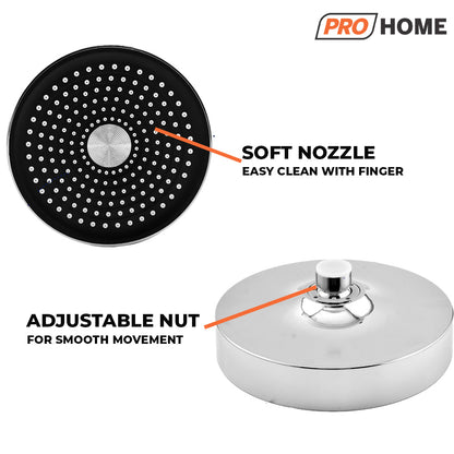 ProHome Overhead Gracy Shower | ABS Material with Premium Chrome Finish