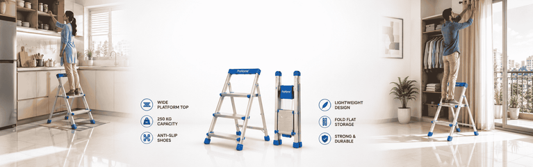 3 Step Aluminium Ladder In India