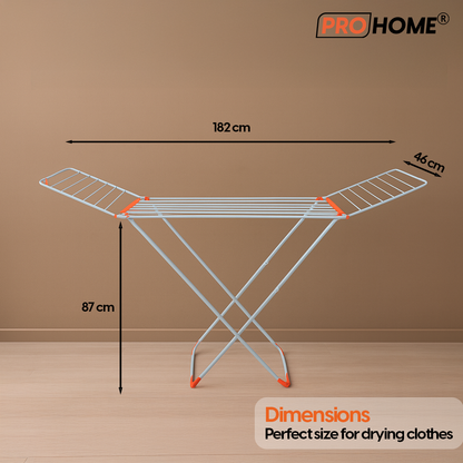 ProHome AirWing Cloth Dryer – Spacious & Rust-Resistant