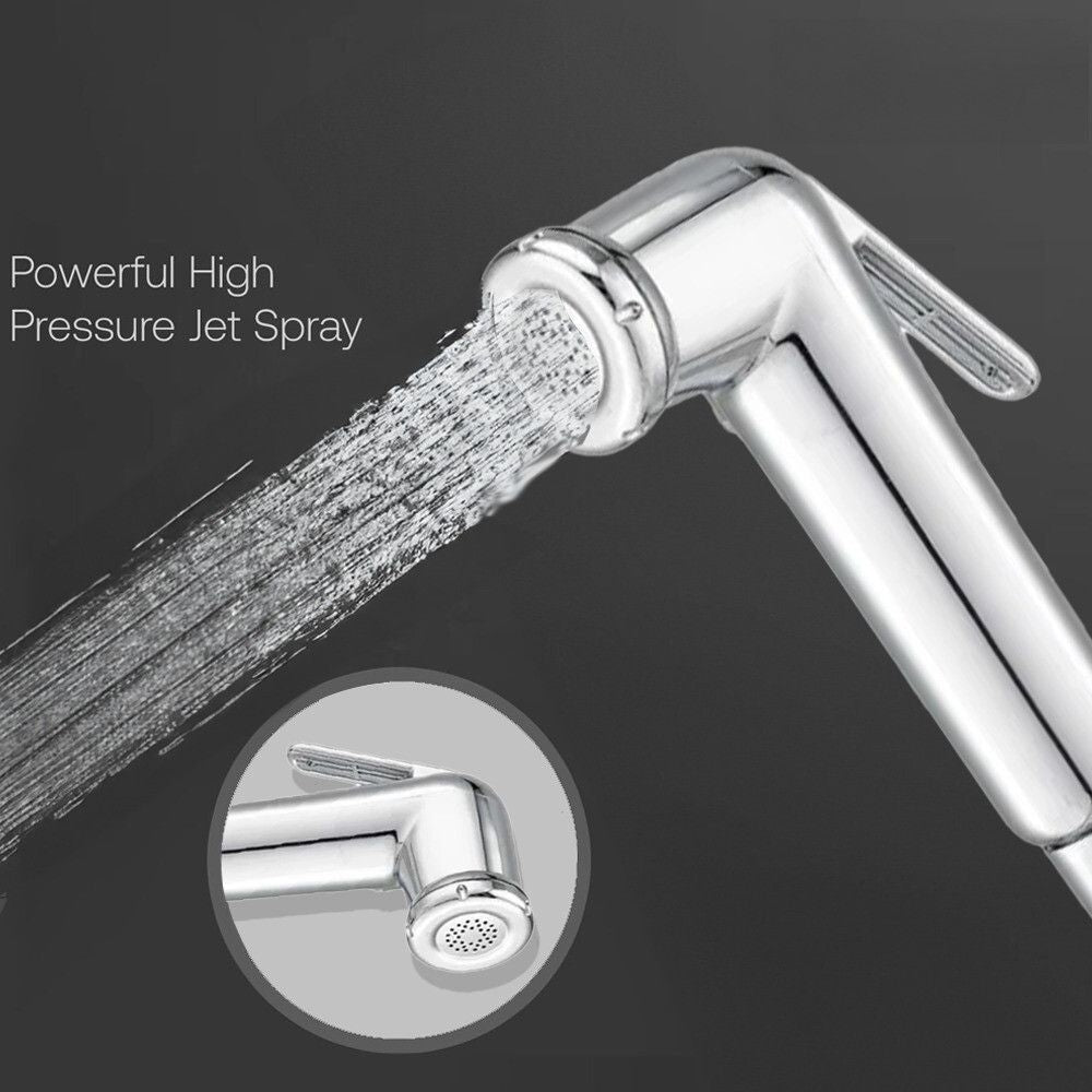 Prohome Premium Health Faucet Set with 1m Flexible Hose & Hook – Easy Wall-Mount Installation.