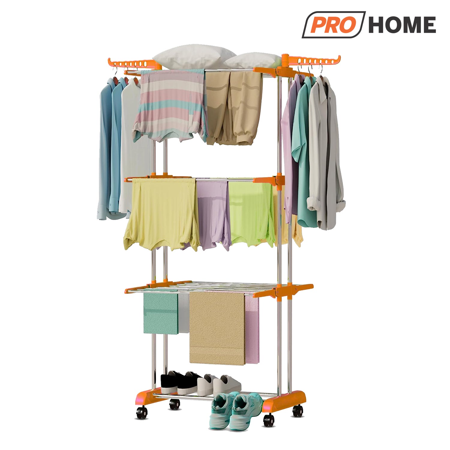 Steel floor cloth dryer stand sale