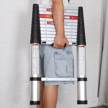 Multi-Purpose 5M Telescopic Aluminum Ladder – Extendable, Portable & Foldable.