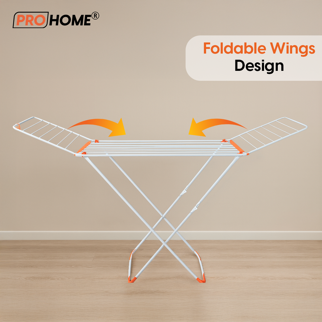 ProHome AirWing Cloth Dryer – Spacious & Rust-Resistant