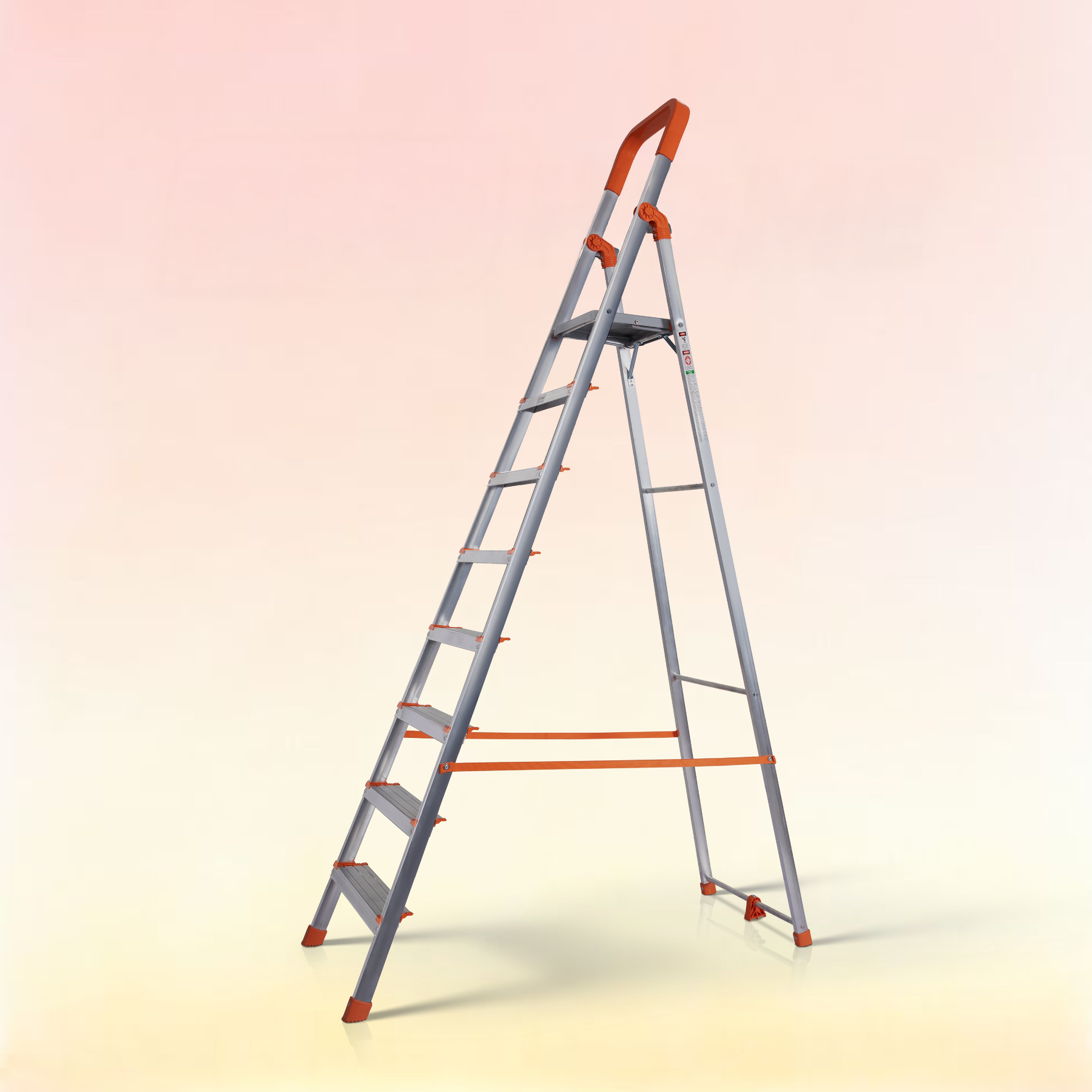 Buy Aqua 8 Step Aluminum Ladder For Home At Best Price | Prohome India