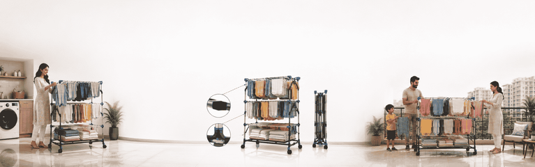 Cloth Stand Heavy Duty In Steel