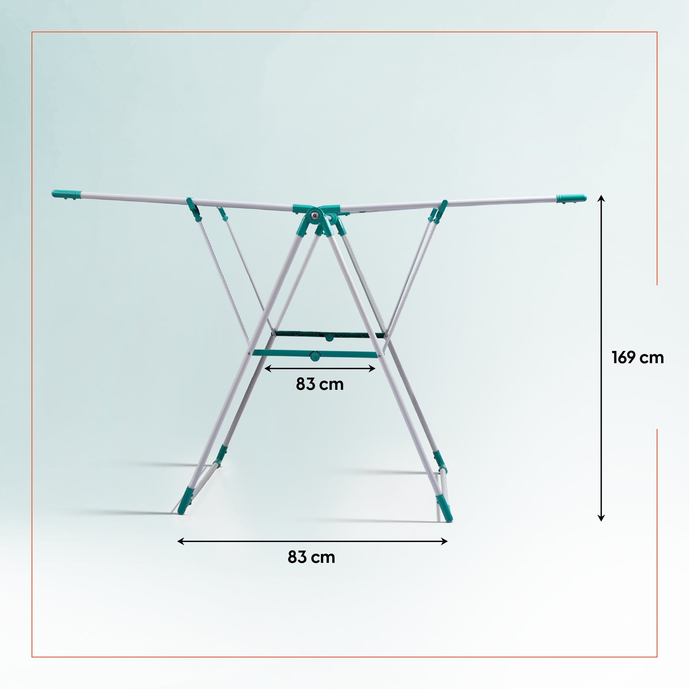 Premium Steel Floor Cloth Dryer Stand Eagle Shape for Indoor & Outdoor with Shoe Stand  (1 Tier)