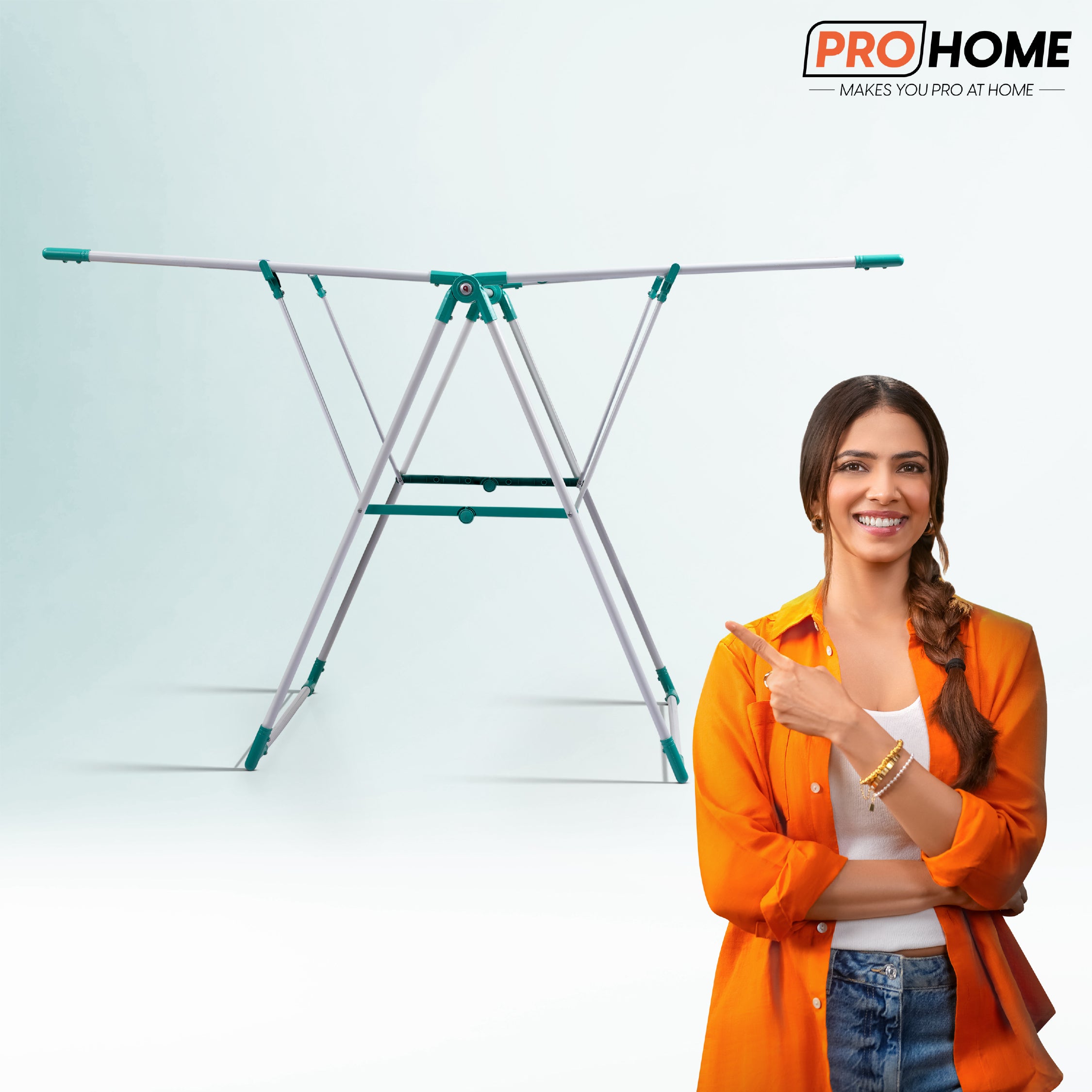Premium Steel Floor Cloth Dryer Stand Eagle Shape for Indoor & Outdoor with Shoe Stand  (1 Tier)