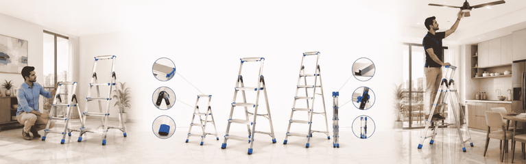 Foldable Aluminium Ladder Price