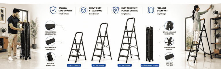 Foldable Steel Ladder Price