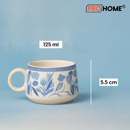 ProHome Alive Ceramic Tea Set – 6-Piece Elegant Floral Serveware Collection