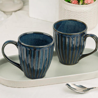ProHome Royal Blue Ceramic Coffee & Tea Mug – Stylish, Durable & Comfort Grip Design