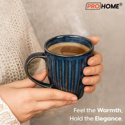 ProHome Royal Blue Ceramic Coffee & Tea Mug – Stylish, Durable & Comfort Grip Design