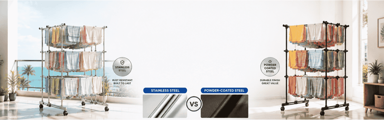 Stainless Steel Cloth Drying Stand In India