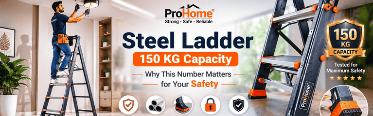 Steel Ladder 150 kg Capacity