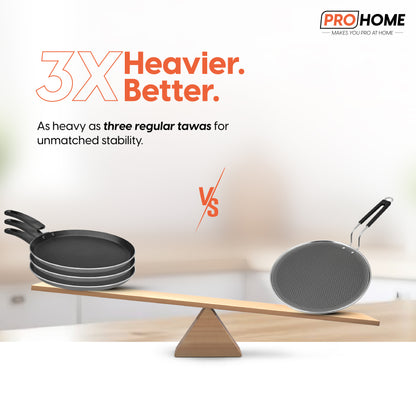 ProHome Non-Stick Tawa – 26 cm Flat Pan for Perfect Roti, Dosa & Pancakes