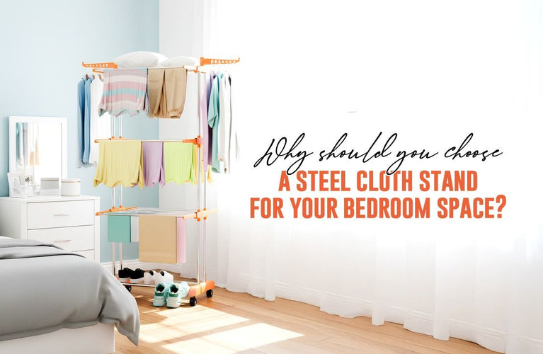 steel cloth drying stand